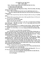 CAU HOI ON TAP KHOA HOC L5 HKII