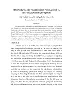 Kết quả điều tra hiện trạng giống cừu phan rang nuôi tại ninh thuận và bình thuận việt nam