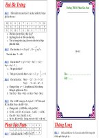 DE CUONG ON THI HOC KI 2 - TOAN 7 (10-11)