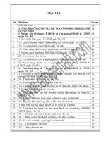 luận văn lưu trữ học công tác Văn thư của Văn phòng HĐND & UBND quận Tây Hồ