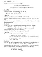 kiem tra toan hoc ki 2 lop 7