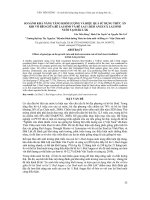 SO SÁNH KHẢ NĂNG TĂNG KHỐI LƯỢNG VÀ HIỆU QUẢ SỬ DỤNG THỨC ĂN KHI VỖ BÉO GIỮA BÊ LAI SIND VÀ BÊ LAI ½ RED ANGUS XLAI SIND NUÔI TẠI ĐĂK LĂK