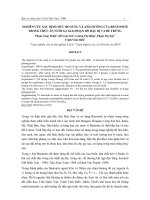 NGHIÊN CỨU XÁC ĐỊNH MỨC BỔ SUNG VÀ ẢNH HƯỞNG CỦA BENTONITE TRONG THỨC ĂN NUÔI GÀ GIAI ĐOẠN DÒ HẬU BỊ VÀ ĐẺ TRỨNG