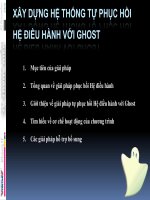 XÂY DƯNG HỆ THỐNG TỰ PHỤC HỒI HỆ ĐIỀU HÀNH VỚI GHOST