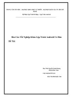 BÁO CÁO THỰC TẬP-Chương trình sử dụng webservice lấy thông tin về tất cả thông tin động đất trên thế giới và show lên giao diện