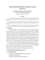 Chọn lọc để ổn dịnh năng suất hai dòng vịt siêu thịt SMT5 vàT6