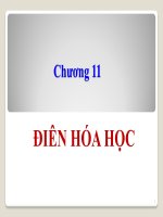 BÀI BÁO CÁO THẢO LUẬN-CHƯƠNG 11-ĐIỆN HÓA HỌC