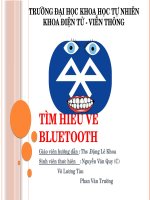BÀI BÁO CÁO-TÌM HIỂU VỀ BLUETOOTH