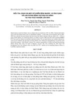 Điều tra, đánh giá mức độ nhiễm bệnh Marek và ứng dụng vắc-xin phòng bệnh cho đàn gà giống tại Trại thực nghiệm Liên ninh