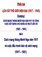 Bài 9. Cách mạng tháng Mười Nga