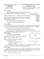De+Da HSG lý Lâm đồng 2011