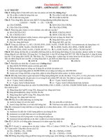 CHUYÊN ĐỀ AMIN - AMINOAXIT - PROTEIN