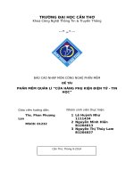 BÀI BÁO CÁO-PHẦN MỀM QUẢN LÍ  CỬA HÀNG PHỤ KIỆN ĐIỆN TỬ - TIN HỌC