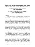 Nghiên cứu các biện pháp làm khô cỏ và nâng cao giá trị dinh ưỡng cỏ khô (Hòa thảo), ứng dụng công nghệ đóng bánh cỏ khô (Họ đậu) để sản xuất cỏ khô thưng mại tại Nho Quan -Ninh Bình