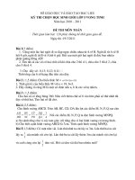 Đề thi hsg lớp 5 vòng tỉnh