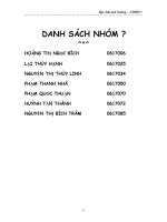 BÁO CÁO ĐỊA CHẤT MÔI TRƯỜNG-ĐẤT