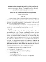 Nghiên cứu khả năng đáp ứng miễn dịch của các giống gà sau khi tiêm vaccine cúm gà và mức độ ảnh hưởng đến miễn dịch đối với các bệnh nd, bạch lỵ và crd