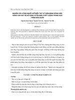 Nghiên cứu công nghệ chế biến thịt vịt hầm măng đóng hộp, nâng cao giá trị sử dụng và ổn định chất lượng trong quá trình bảo quản