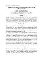 Ảnh hưởng của cai sữa tại chỗ đến sinh trưởng lợn con đến 60 ngày tuổi