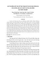 Giá trị giống ước tính về tính trạng số con sinh sống lứa của 5 dòng lợn cụ kỵ nuôi tại trại lợn giống hạt nhân Tam Điệp
