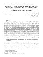 Ứng dụng kỹ thuật Real-time PCR để xác định kiểu gen, lượng virus trong máu và đặc điểm kháng thuốc điều trị của virus viêm gan B trên người của bệnh viện đa khoa Bình Phước