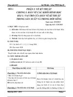 GIÁO ÁN CÔNG NGHỆ 8 CHUẨN KIẾN THỨC KỸ NĂNG (CHỈ VIỆC IN)