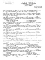 Thi thử chuyên Nguyễn Trãi- Hải Dương