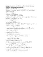 Bài tập về giới hạn hay nhất