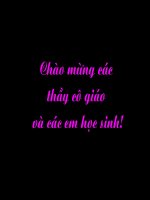 Giáo án H2S - GVG Bắc Ninh