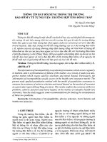 Thông tin bất đối xứng trong thị trường bảo hiểm y tế tự nguyện trường hợp tỉnh Đồng Tháp