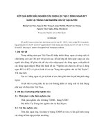 Kết quả bước đầu nghiên cứu chọn lọc tạo 2 dòng ngan R71 nuôi tại trung tâm nghiên cứu vịt Đại Xuyên