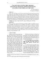 Ứng dụng balaced scorecard (BSC) để đánh giá thành quả kinh doanh của công ty bất động sản Việt Nam