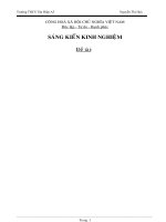 SKKN-tổ chức học nhóm có hiệu quả đối với môn NV