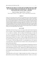 Nghiên cứu xác định tỷ lệ thích hợp và phương pháp phát triển cây, cỏ họ đậu trong cơ cấu sản xuất cây thức ăn xanh cho chăn nuôi bò sữa tại Đức Trọng - Lâm Đồng