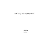 BÀI BÁO CÁO THỰC TẬP-Giải pháp bảo mật Fortinet