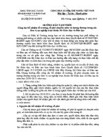 Hướng dẫn bổ nhiệm Tổ trưởng, tổ phó SGD&ĐT Bắc Giang