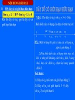 Dãy số có giới hạn hữu hạn