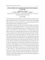 Kết quả nghiên cứu tách chiết ADN trong phân bò Hoang dã tại Việt Nam