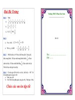 DE CUONG ON THI HOC KI 2 - TOAN 6 (10-11)