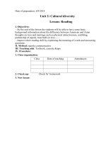 giáo án anh lớp 12-unit 2