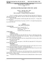 BÁO CÁO THỰC TẬP-KẾ HOẠCH PHỤ ĐẠO HỌC SINH YẾU- KÉM