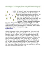 BÀI BÁO CÁO THỰC TẬP-MỞ RỘNG MẠNG WLAN BẰNG KỸ THUẬT MẠNG HÌNH LƯỚI KHÔNG DÂY