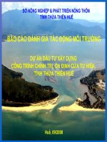 BÁO CÁO THỰC TẬP-DỰ ÁN ĐẦU TƯ XÂY DỰNG CÔNG TRÌNH CHÍNH TRỊ,ỔN ĐỊNH CỬA TU HIỀN,TỈNH THỪA THIÊN HUẾ