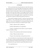 đồ án kỹ thuật tài nguyên nước dự án cải tạo nâng cấp kênh chính Đồng Mô.DOC