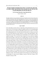 Tốc độ và động thái sinh khí in vitro, tỷ lệ tiêu hóa chất hữu cơ, năng lượng trao đổi ước tính của một số loại thức ăn tinh và giàu đạm dùng cho gia súc nhai lại