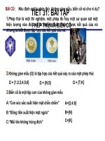 Phếp thử và biến cố tiết 2