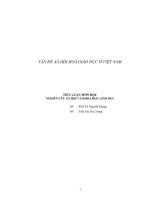 VẤN ĐỀ XÃ HỘI HOÁ GIÁO DỤC Ở VIỆT NAM