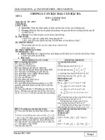 GIÁO ÁN ĐẠI SỐ 9 CHUẨN KIẾN THỨC KỸ NĂNG (CHỈ VIỆC IN)