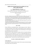 Nghiên cứu khả năng sản xuất của giống vịt Kỳ Lừa nuôi tại Viện Chăn nuôi