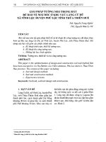 Giải pháp tường neo trong cát để bảo vệ mái dốc ở khu vực làng Cù Dũ xã Vĩnh Lộc huyện Phú Lộc tỉnh Thừa Thiên Huế